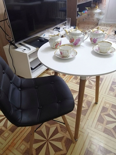 Деревянный стул Kvadro черный фото покупателя 1